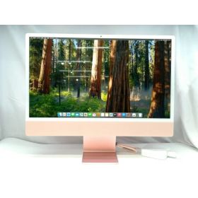 【中古】Apple iMac 24インチ 4.5K Retinaディスプレイ M1(CPU:8C/GPU:8C) 8GB/256GB ピンク MGPM3J/A (M1・2021)【札幌】保証期間1ヶ月【ランクA】