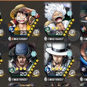 全超フェス100Lv、サターン聖、ニカ、ガープ、黄猿52マス完凸、オバブ150 | バウンティラッシュのアカウントデータ、RMTの販売・買取一覧