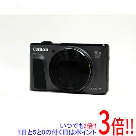 【いつでも2倍！1日と5.0のつく日、18日は3倍！】【中古】Canon製 PowerShot SX720 HS ブラック 2030万画素