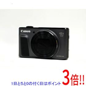 【1日と5.0のつく日、18日はポイント3倍！】【中古】Canon製 PowerShot SX720 HS ブラック 2030万画素
