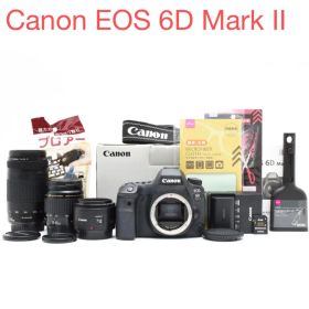 Canon EOS 6D Mark II標準&望遠&単焦点トリプルレンズセット