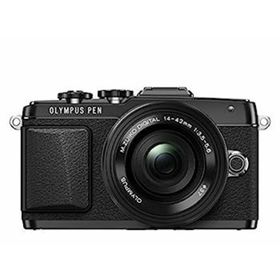 【中古】（非常に良い）OLYMPUS PEN Lite E-PL7 14-42mm EZレンズキット ブラック ミラーレス一眼 E-PL7 EZ LKIT BLK(ミラーレス一眼)