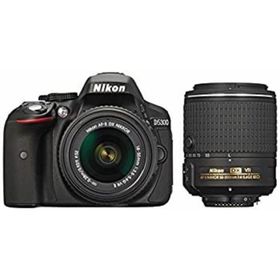 【中古】「非常に良い」Nikon デジタル一眼レフカメラ D5300 ダブルズームキット2 ブラック(デジタル一眼)