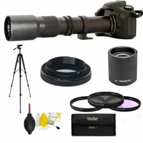 【中古】(良い)プロフェッショナルHD 500-1000MM 望遠鏡 望遠レンズ NIKON D3000 D3100 D3200 D3300 D3400 D5000 D5100 D5200 D5300 D5400 D5500 D5600 D40 D60