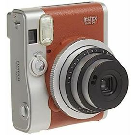 【中古】（非常に良い）FUJIFILM インスタントカメラ チェキ instax mini 90 ネオクラシック ブラウン INSTAX MINI 90 BROWN(フィルムカメラ)