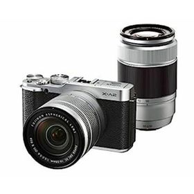 【中古】（非常に良い）FUJIFILM ミラーレス一眼 X-A2 ダブルズームレンズキット シルバー X-A2S1650II/50230II(ミラーレス一眼)