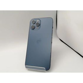 【中古】Apple docomo 【SIMロック解除済み】 iPhone 12 Pro Max 512GB パシフィックブルー MGD63J/A【広島本通】保証期間1ヶ月【ランクC】