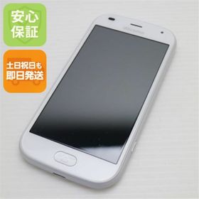 フジツウ(富士通)の新品同様 F-42A らくらくスマートフォン ホワイト M444(スマートフォン本体)