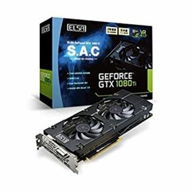 【中古】「非常に良い」ELSA GeForce GTX 1080Ti 11GB S.A.C グラフィックスボード VD6357 GD1080-11GERTS(PCパーツ)