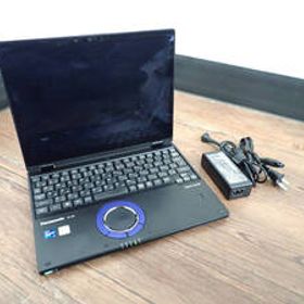 中古 ノートパソコン Panasonic CF-QV1ZSYCP パナソニック Core i7 1185G7 3GHz 32GB 512GB 12型 ブラック コンバーチブル Win11 PC 本体