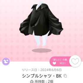 シンプルシャツ・BK 1点 | ポケコロツイン(ポケツイ)のアイテム、RMTの販売・買取一覧