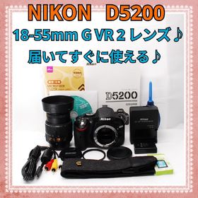 ニコン(Nikon)の大人気モデル✨NIKON✨D5200✨高機能レンズ✨(デジタル一眼)