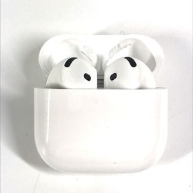 アップル(Apple)のアップル Apple AirPods 4 アクティブノイズキャンセリング搭載モデル MXP93J/A AirPods4 イヤホン ワイヤレス アクセサリー イヤフォン プラスチック ホワイト 未使用(ヘッドフォン/イヤフォン)
