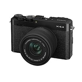 【中古】富士フイルム ミラーレスデジタルカメラ FUJIFILM X-E4 レンズキット ブラック (XC15-45) F X-E4LK-1545-B