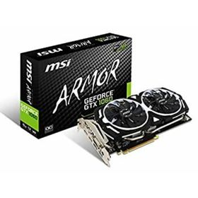 【中古】「非常に良い」（MSI）GeForce GTX 1060 ARMOR 6G OCV1◆PCI-E(PCパーツ)