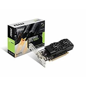 【中古】「非常に良い」MSI ロープロファイル対応 グラフィックスカード GEFORCE GTX 1050 TI 4GT LP(PCパーツ)