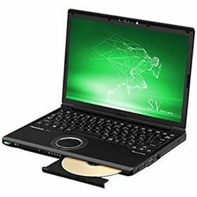 【中古】「非常に良い」パナソニック (Panasonic) モバイルノートPC レッツノート CF-SV8LDUQR ブラック ［Win10 Pro・Core i7・12.1インチ・・SSD 256GB・メ(ノートPC)