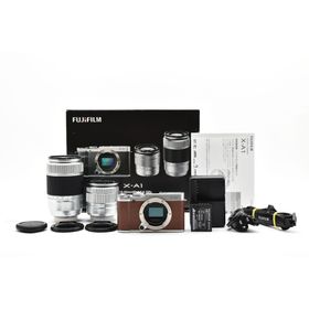 フジフイルム(富士フイルム)の【超美品 箱入り】Fujifilm X-A1 16-50 50-230 Wレンズ(ミラーレス一眼)