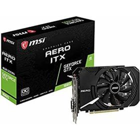 【中古】MSI GeForce GTX 1660 AERO ITX 6G OC グラフィックスボード VD6919(PCパーツ)