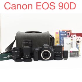 一眼レフカメラCanon EOS 90D標準&望遠ダブルレンズセット