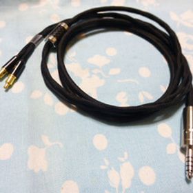 ATH ADX5000 SR9 MSR7b MOGAMI 2534 + 4N純銀撚り線 六芯 150cm 4.4mm5極 FT-7445 (R) FURUTECH ロジウム ESW750 ESW950 ESW990h ATH-WP900