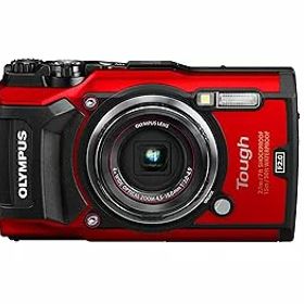 【中古】【良い】OLYMPUS デジタルカメラ Tough TG-5 レッド 1200万画素CMOS F2.0 15m 防水 100kgf耐荷重 GPS+電子コンパス&内蔵Wi-Fi TG-5 RED