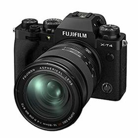 【中古】「非常に良い」FUJIFILM ミラーレス一眼カメラ X-T4レンズキット ブラック X-T4LK-1680-B(ミラーレス一眼)