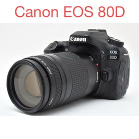 キヤノン(Canon)の保証付き/デジタル一眼レフカメラCanon EOS 80D望遠レンズセット(デジタル一眼)