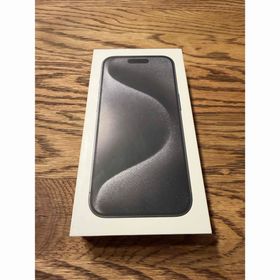 アイフォーン(iPhone)のiPhone 15 Pro 256gb ブラックチタニウム SIMフリー(スマートフォン本体)