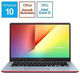 【中古】「非常に良い」ASUS (エイスース) モバイルノートPC VivoBook S14 S430UA-SGBKS スターリーグレーレッド [Win10 Home・Core i3・14.0インチ・・HDD 1(ノートPC)