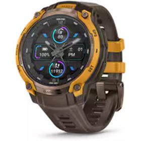 ガーミン GARMIN Instinct Crossover AMOLED（インスティンクト クロスオーバー アモレッド） Sunburst / Cocoa（サンバースドココア）シリコンバンド Suica対応 ハイブリッドGPSスマートウォッチ 010-03398-31