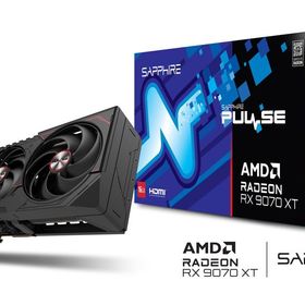 SAPPHIRE｜サファイア SAPPHIRE PULSE Radeon RX 9070 XT GAMING 16GB グラフィックボード（ブラック） PULSERX9070XT16GB返品種別B
