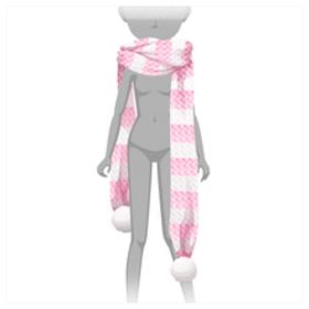 ガルショ GREE【ピンクホワイトマフラー】 | ガルショのアイテム、RMTの販売・買取一覧