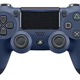 【中古】（非常に良い）ワイヤレスコントローラー (DUALSHOCK 4) ミッドナイト・ブルー