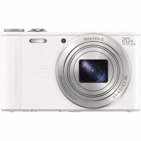 【中古】ソニー SONY Cyber-shot WX300 2110万画素 光学20倍 ホワイト DSC-WX300 W