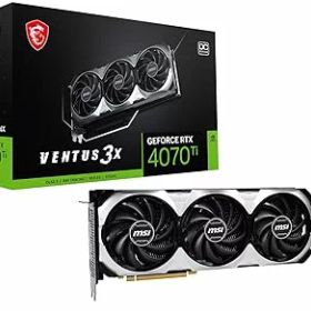 【中古】MSI グラフィックスボード GeForce RTX 4070 Ti VENTUS 3X 12G OC VD8370