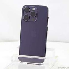〔中古品〕 iPhone14 Pro 128GB ディープパープル MQ0F3J／A SIMフリー ［6.1インチ有機EL／Apple A16］〔中古品〕 iPhone14 Pro 128GB ディープパープル MQ0F3J／A SIMフリー ［6.1インチ有機EL／Apple A16］