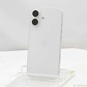 〔中古品〕 iPhone16 128GB ホワイト MYDR3J／A SIMフリー ［6.1インチ有機EL／Apple A18］〔中古品〕 iPhone16 128GB ホワイト MYDR3J／A SIMフリー ［6.1インチ有機EL／Apple A18］