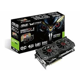 【中古】「未使用品」ASUSTek STRIXシリーズ NVIDIA GeForce GTX980搭載ビデオカード オーバークロック メモリ4GB STRIX-GTX980-DC2OC-4GD5(PCパーツ)