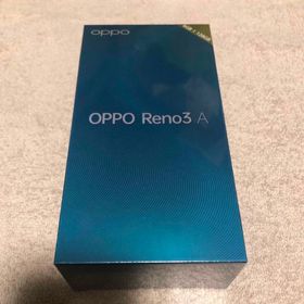 オッポ(OPPO)のOppo 楽天モバイル OPPO Reno3 A ブラック 6GB 128GB (スマートフォン本体)
