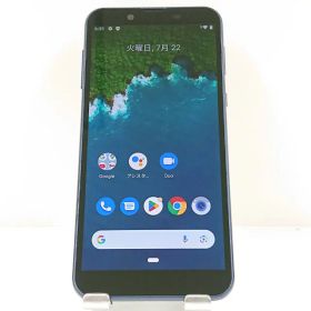 Android One S5 S5-SH Y!mobile ダークブルー 送料無料 本体 c13686 【中古】