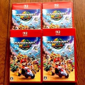 マリオカート ワールド Switch 2 新品未開封シュリンク付き 4枚セット(家庭用ゲームソフト)