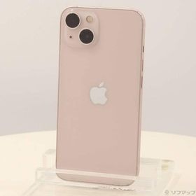 〔中古〕Apple(アップル) iPhone13 512GB ピンク MLNQ3J／A SIMフリー 〔ネットワーク利用制限▲〕〔344-ud〕