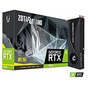 【中古】「未使用品」Zotac ZT-T20700A-10P ZOTAC NVIDIA Geforce GAMING RTX 2070ブロワーGDDR6 DP/HDMIチューリングVR 4K PCI Expressグラフィックカードブラック(PCパーツ)