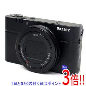 【1日と5.0のつく日、18日はポイント3倍！】【中古】SONY製 Cyber-shot DSC-RX100M3 ブラック 2010万画素 訳あり