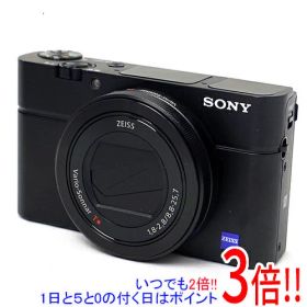 【1日と5.0のつく日、18日はポイント3倍！】【中古】SONY製 Cyber-shot DSC-RX100M3 ブラック 2010万画素 訳あり