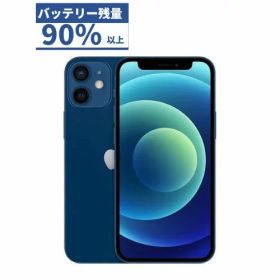 【中古】【可】iPhone 12 mini 64GB ブルー キャリア版 Softbank デモ機【安心30日保証】 本体 白ロム CCコネクト