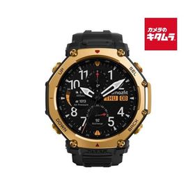 AMAZFIT スマートウォッチ T-Rex 3 Pro 48mm ブラックゴールド SP170078-C238 【正規品】