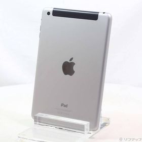 〔中古〕Apple(アップル) iPad mini 3 64GB スペースグレイ MGJ02J／A SIMフリー〔349-ud〕
