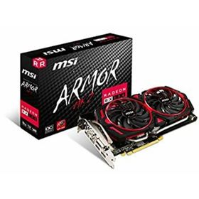 【中古】「未使用品」MSI Radeon RX 580 ARMOR MK II 8G OC グラフィックスボード VD6544(PCパーツ)